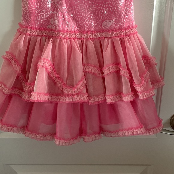 Isobella and Chloe Pink Tulle Dress - Picture 7 of 9